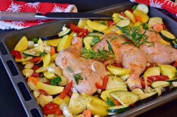 Roasted Rosemary Zucchini and Eggplant Medley