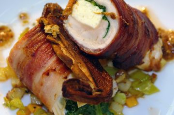 Chicken Breasts Wrapped in Bacon