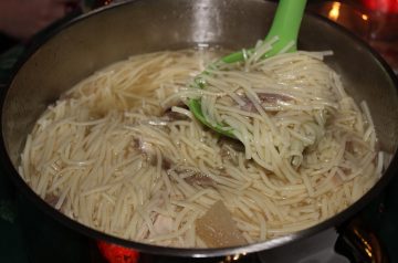 Chicken Meatball and Noodle Soup