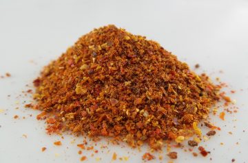 Chili Powder Chicken with Cilantro Cream