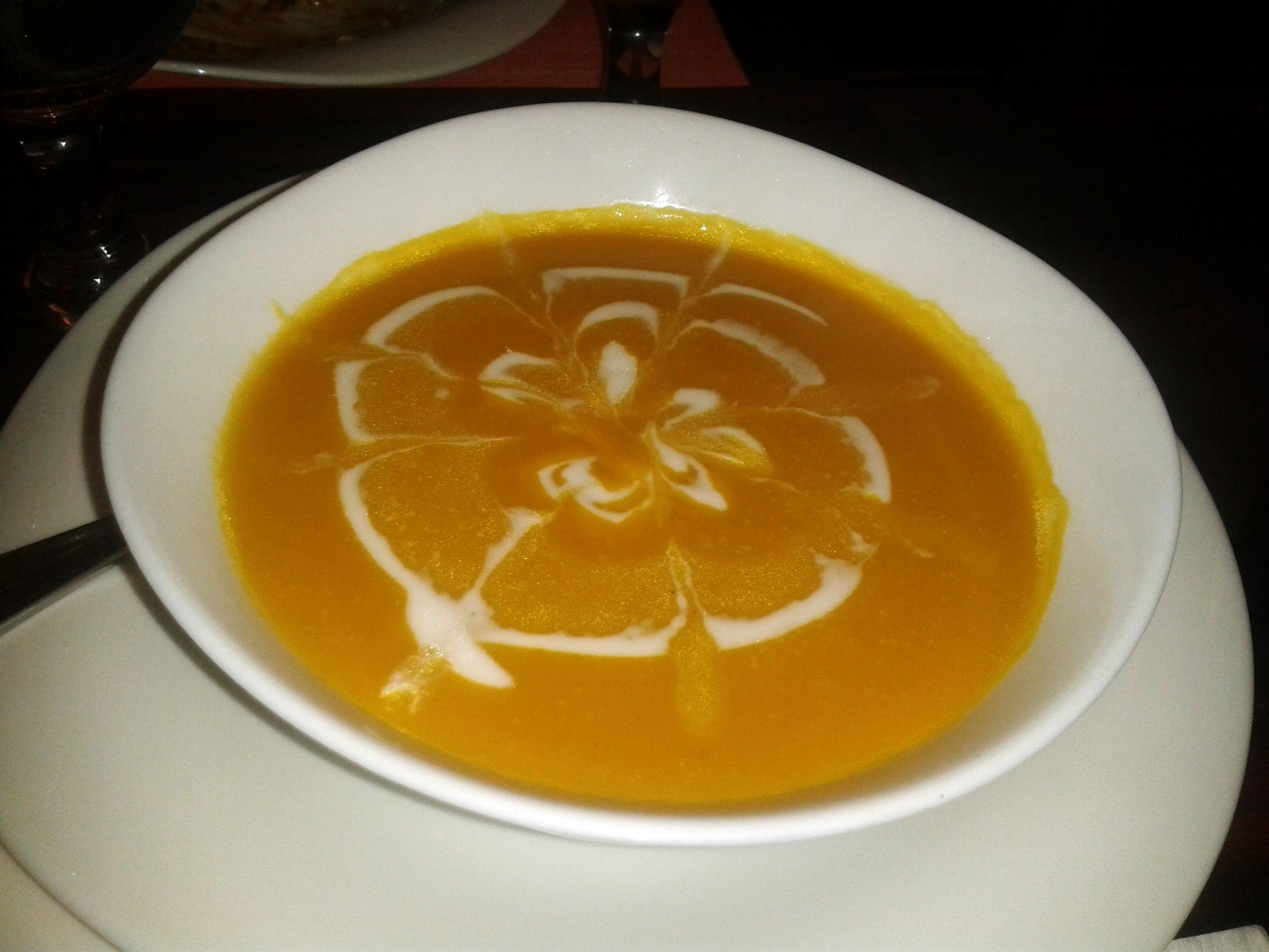 Chilled Curried Yellow Squash Soup