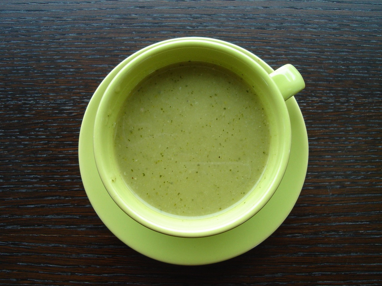 Chilled Minted Zucchini Soup