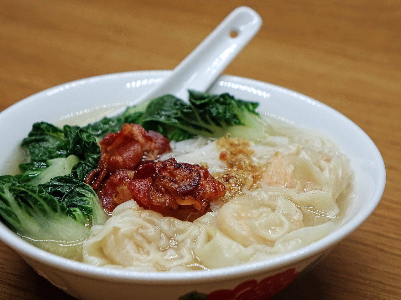 Chinese Chicken and Shrimp Noodle Soup