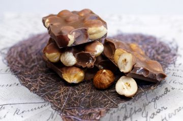 Easy Double-Dipped Chocolate and Nut Shortbread Logs