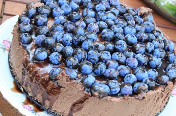 Chocolate-Chambord Cheesecake