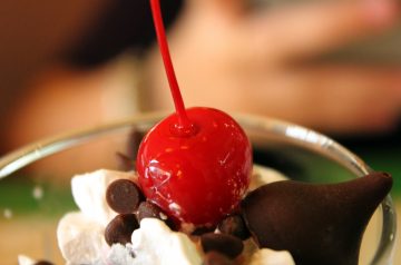 Chocolate Cherry Cobbler
