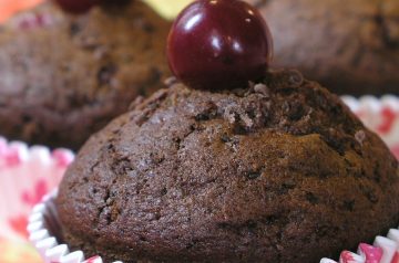 Chocolate Cherry Cordial Muffins