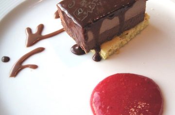 Chocolate-Raspberry Triangle