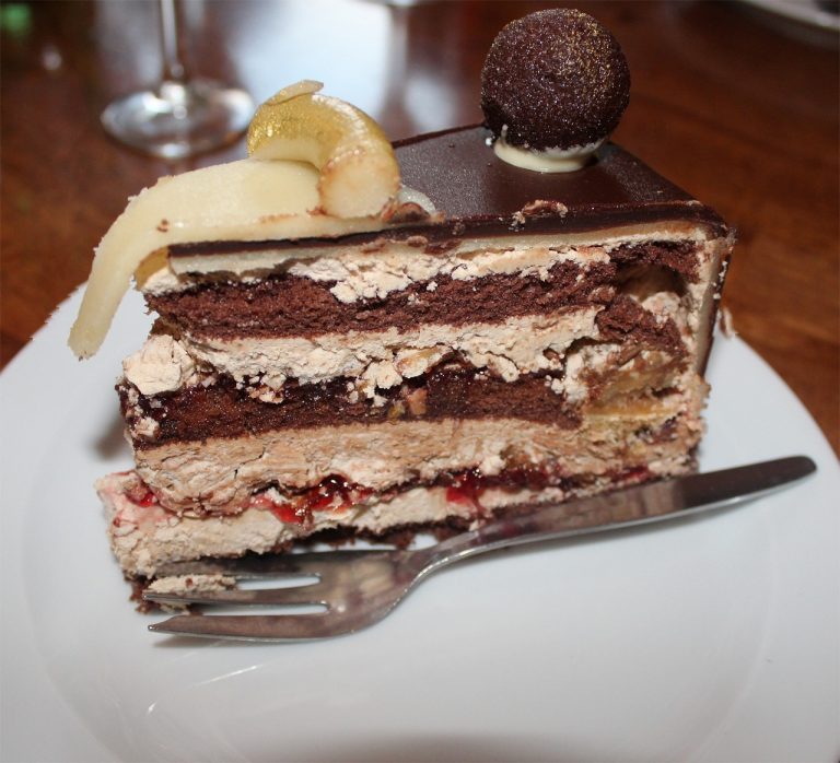 Chocolate-Raspberry Truffle Cake