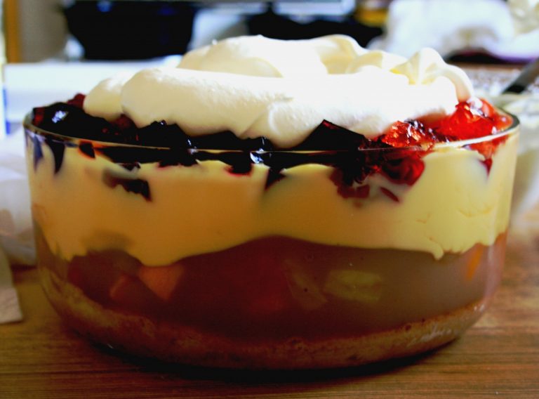 Festive Strawberry Trifle