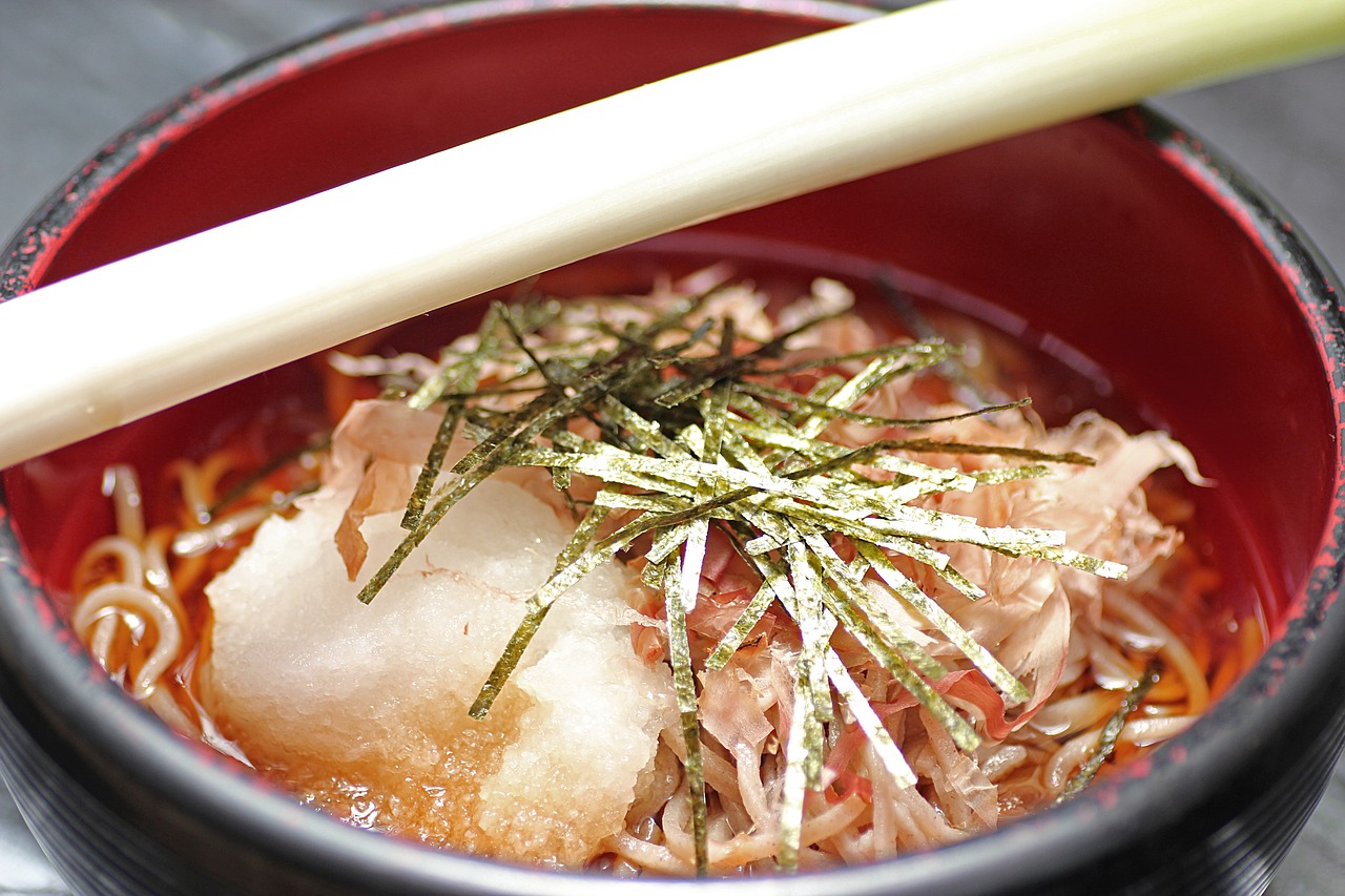 Cold Peanut Soba Noodles