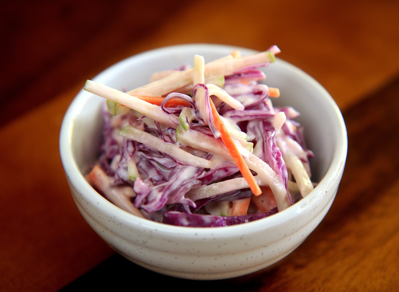 Coleslaw with Peanut Dressing