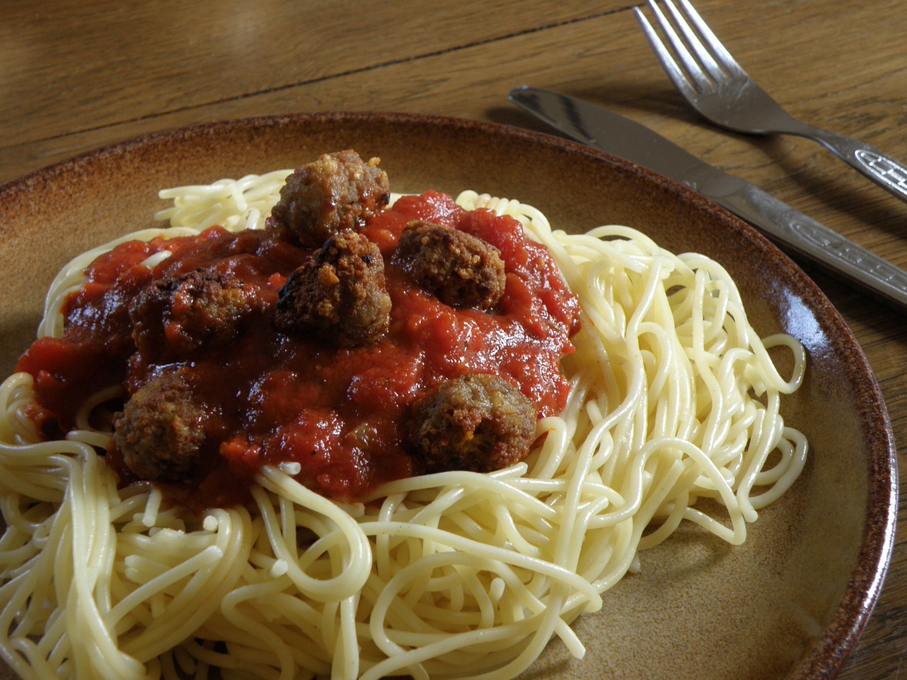 Country-Style Spaghetti and Meatballs