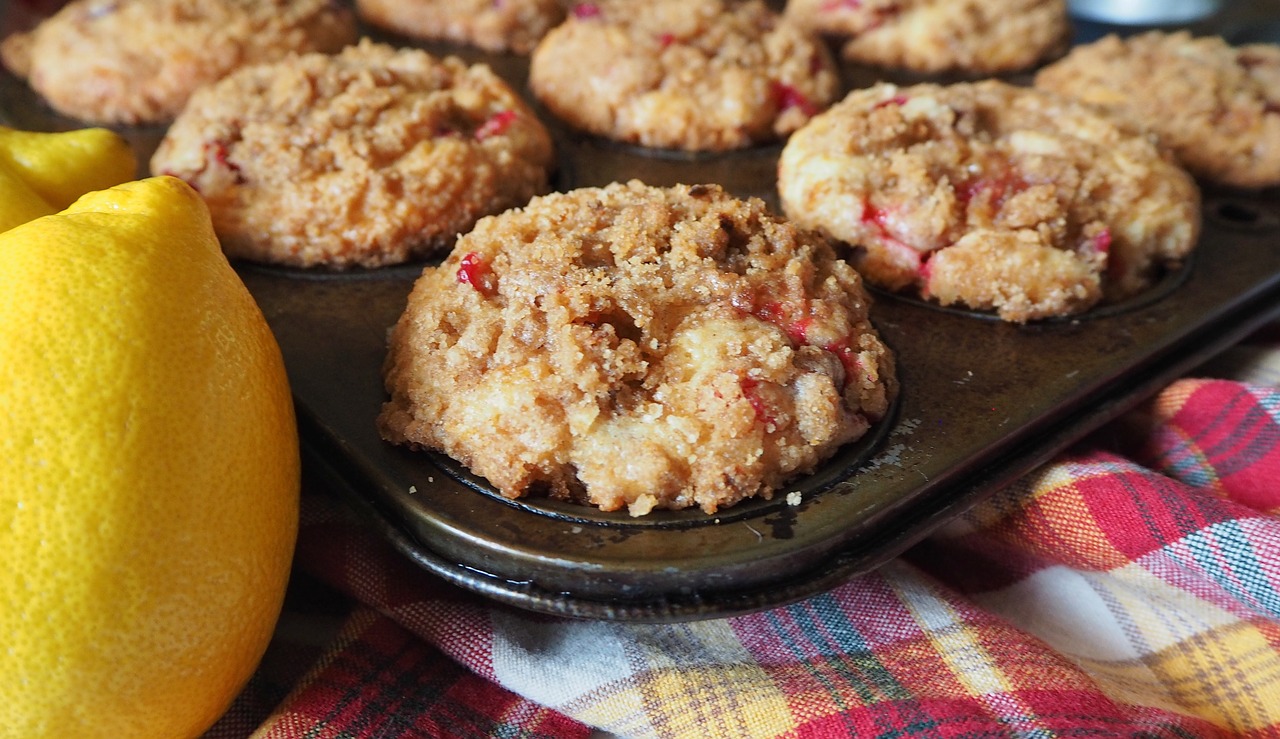 Cranberry Walnut Apple Muffins