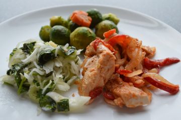Creamed Chicken and Vegetables