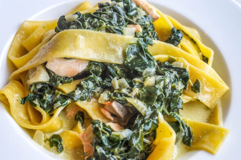 Creamy Spinach Stuffed Salmon