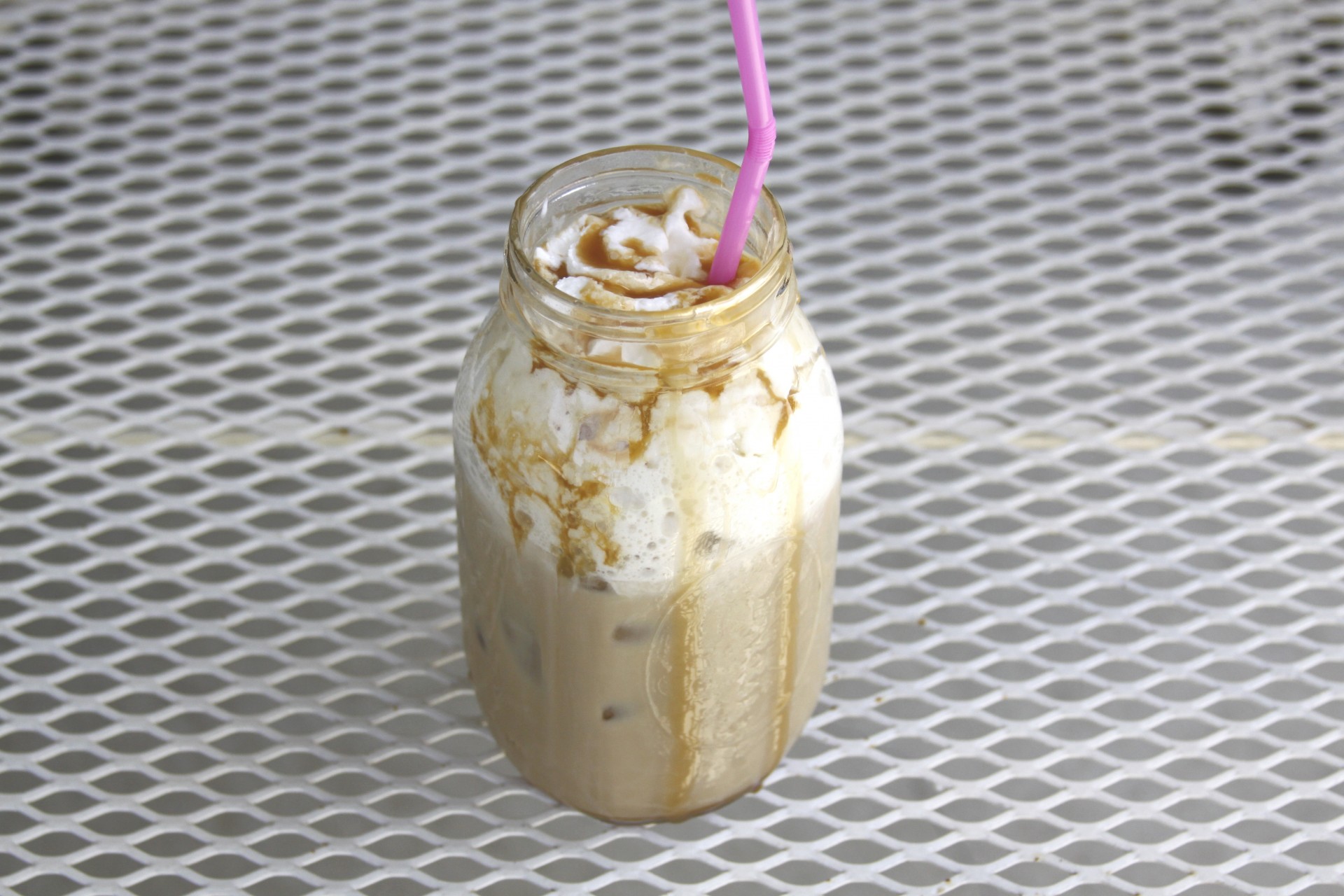 creamy vanilla iced coffee