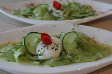Cucumber Salad with Sour Cream
