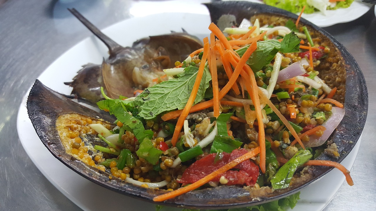 Curry Crab Salad