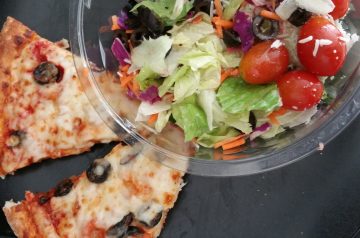 Drake Hogestyn's Salad Pizza