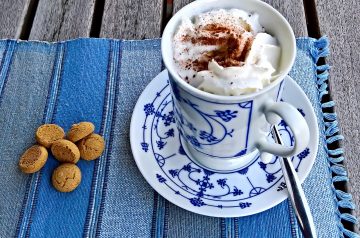 Peppermint Hot Chocolate With Whipped Cream