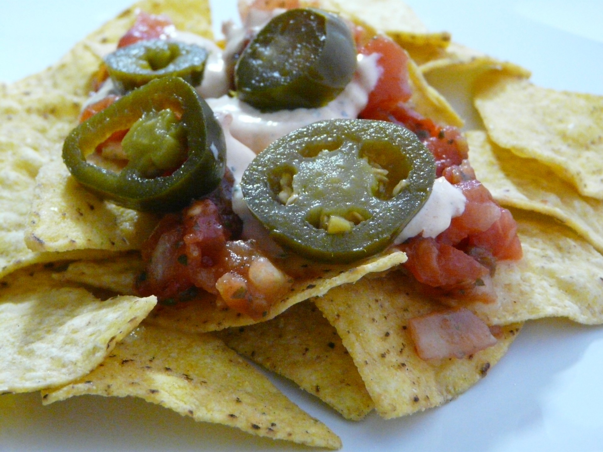 Easy Chicken Nachos