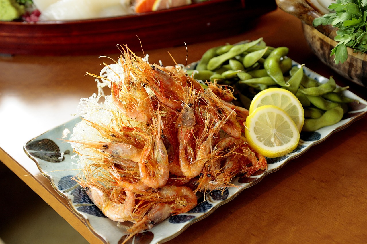 Edamame Succotash With Shrimp