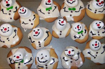Eggnog Snowman Cookies