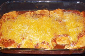 Healthy Beef and Bean Enchiladas