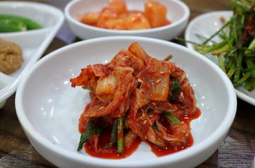 Ethan's Kimchi Seafood Papaya Bowl