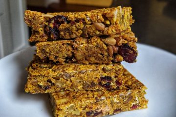 Fat Free Banana Granola Bars