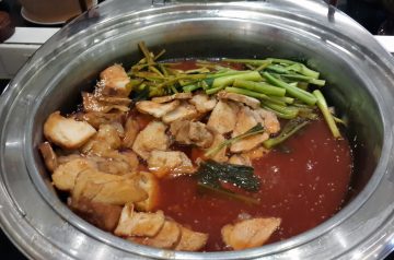 Fish and Chip Bake With Spinach and Sour Cream