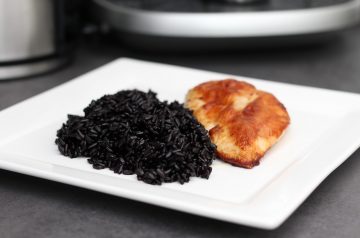 Black Raspberry Glazed Chicken With Wild Rice Stuffing