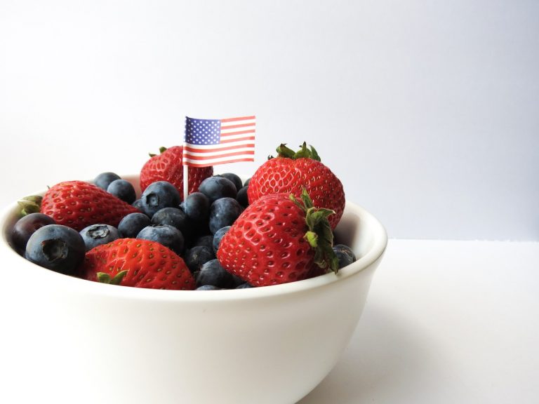 4th of July Fruit Parfait