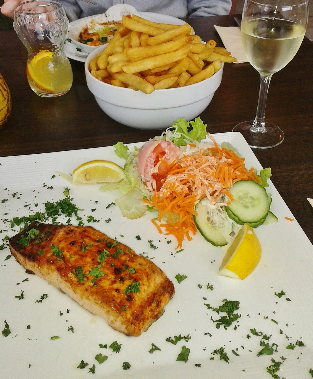 French Oriental Salmon Grill