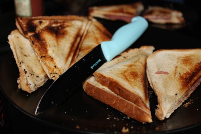 French-toasted Banana Sandwich