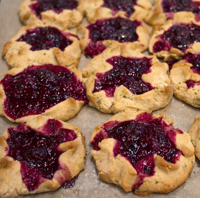 Raspberry and Almond Tart