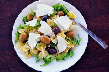 Fun "Greek style" pasta salad