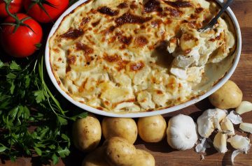 Garlic Potatoes Gratin