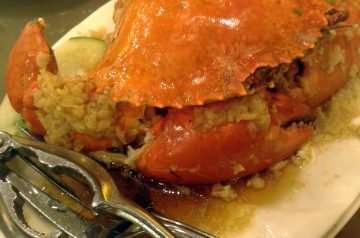 Garlic Roasted Dungeness Crab