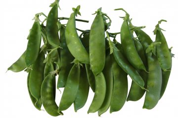 Garlicky Snow Peas