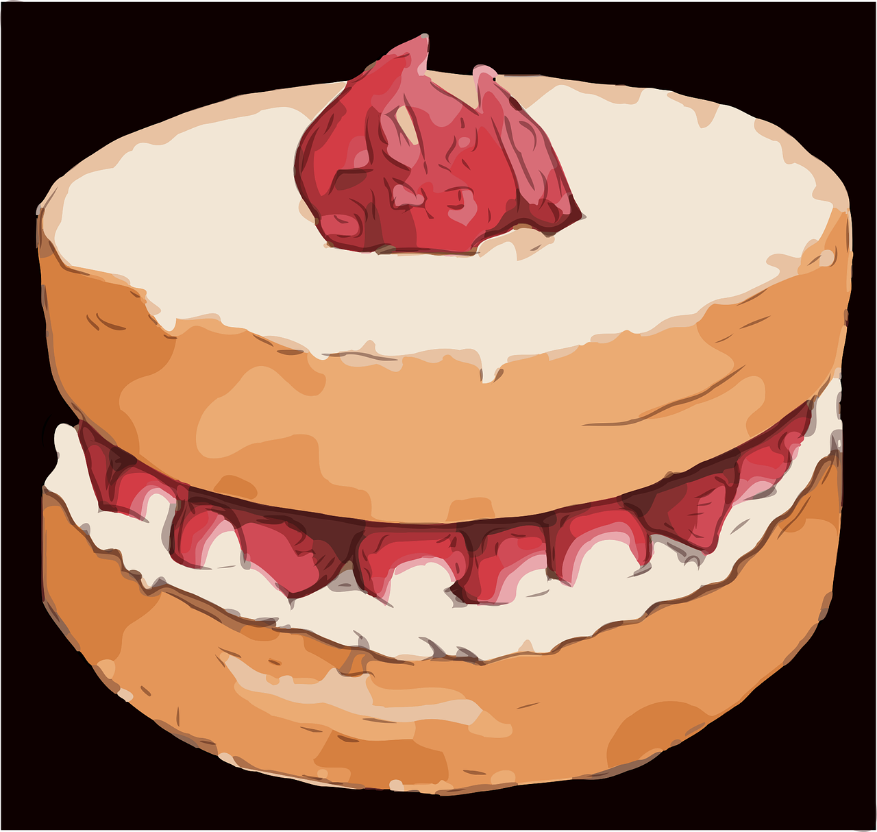 Giant Strawberry Shortcake