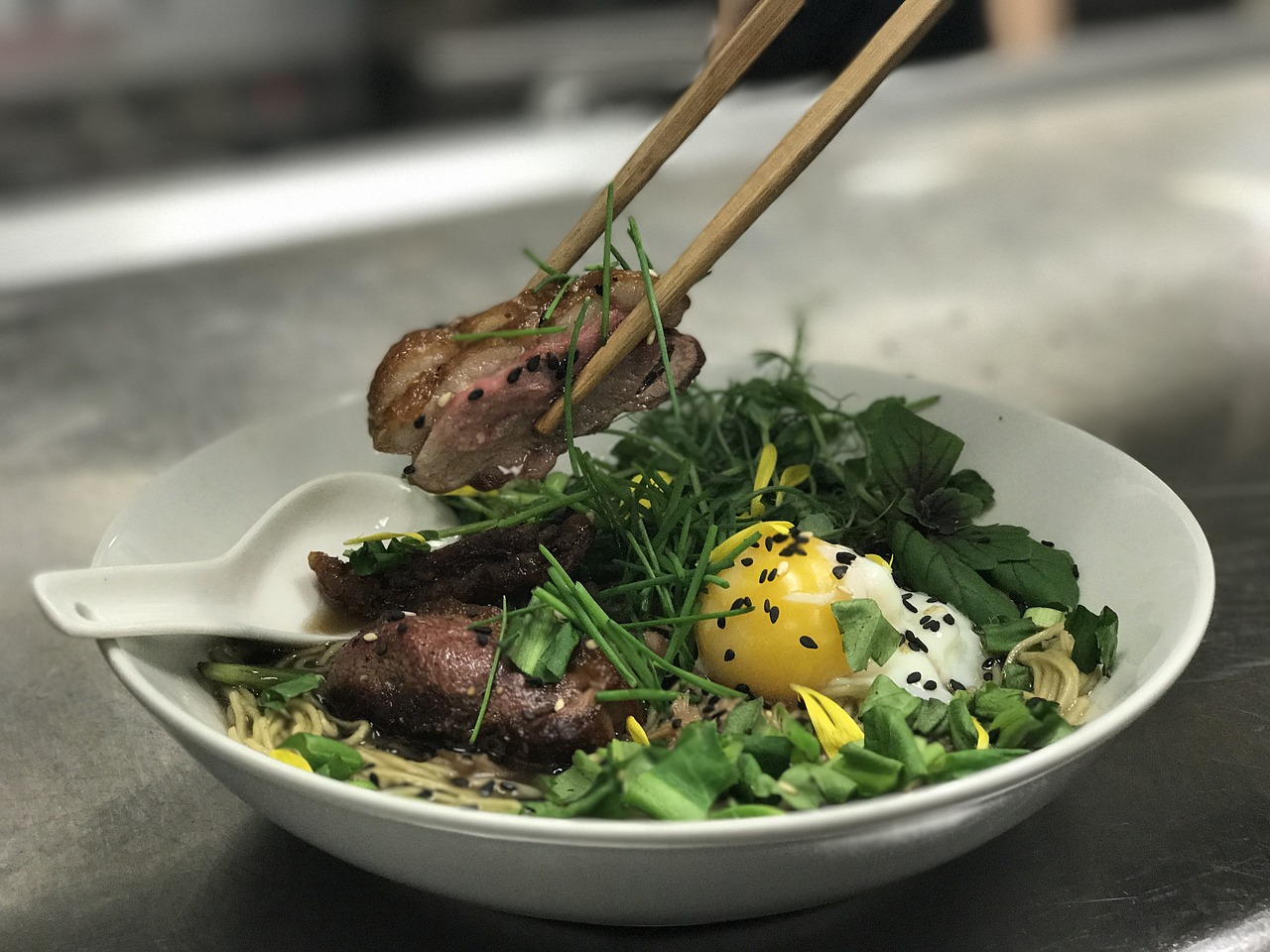 Oriental Beef Noodle Bowl