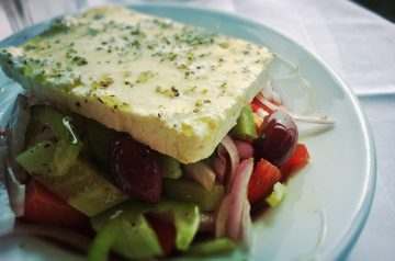 Greek Chicken With Warm Tomato-Corn Salad