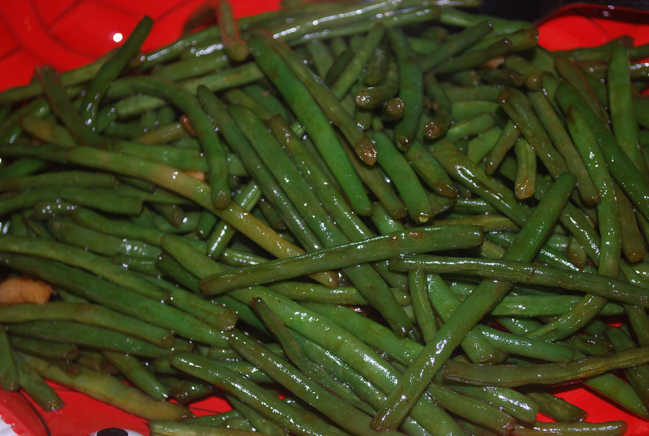 Green Bean and Chinese Sausage Stir-fry
