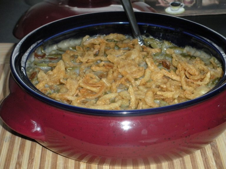 Green Bean and Pearl Onion Casserole