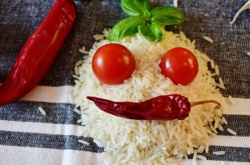 Green Chili Rice Bake