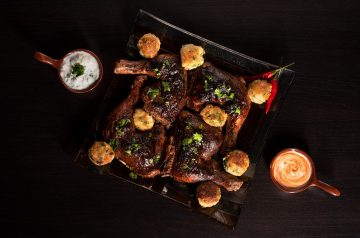 Grilled Chicken Legs With Pomegranate Molasses