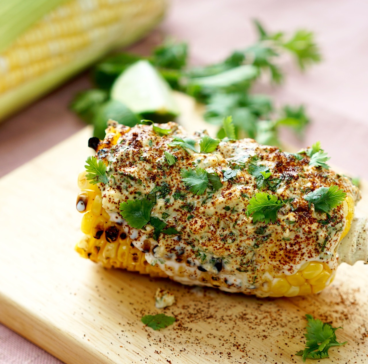 Grilled Chili Lime Corn