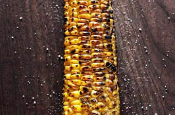 Grilled Corn with Roasted Garlic Butter